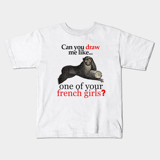 Can you draw? Kids T-Shirt by ArtisticFloetry